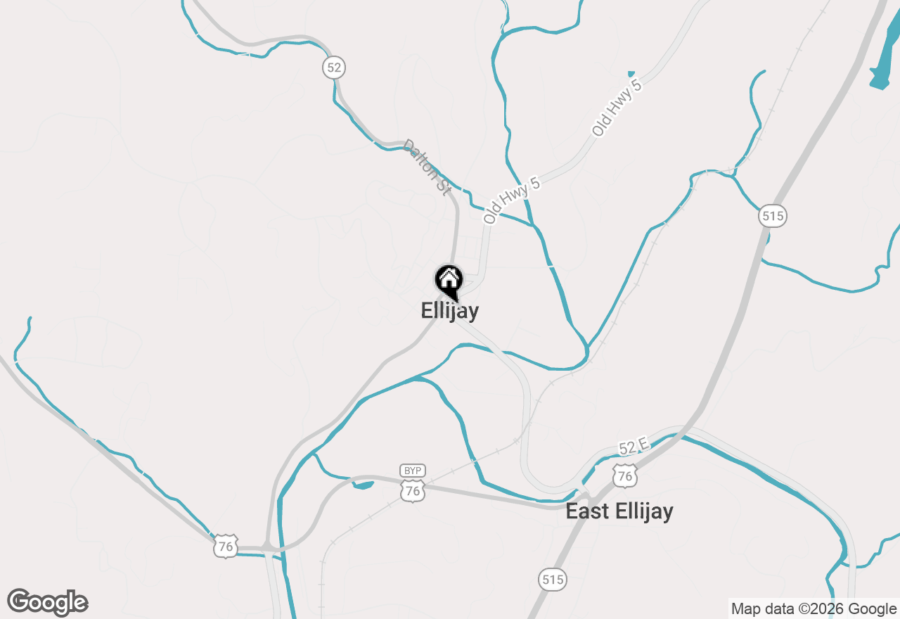 Map of 47 Pinhoti Pass, Ellijay, GA 30540