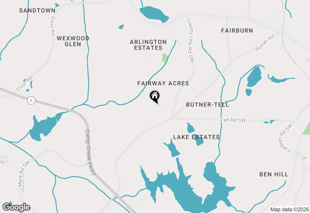 Map of 4396 Greenleaf Circle, Atlanta, GA 30331