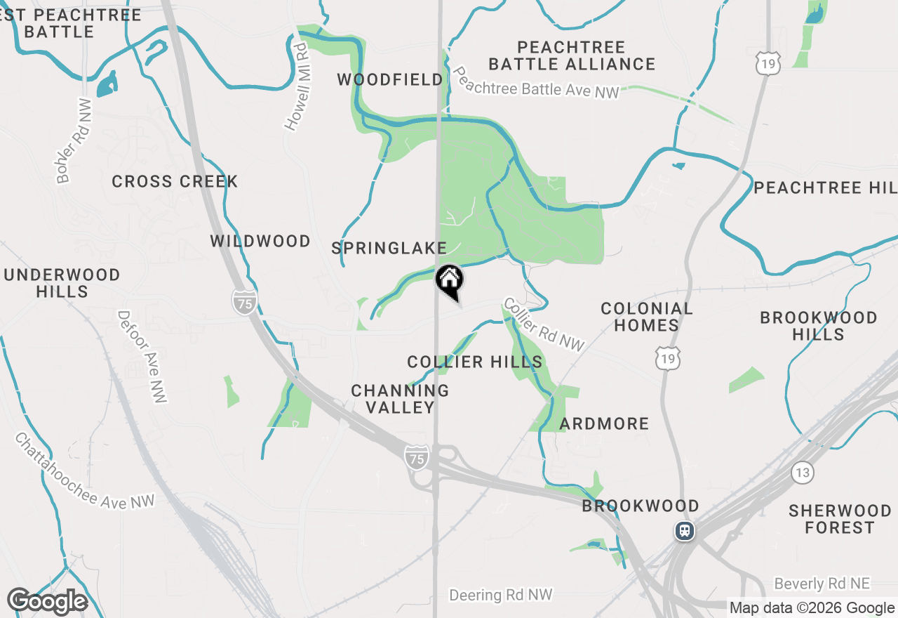 Map of 573 Collier Road Nw, Atlanta, GA 30318