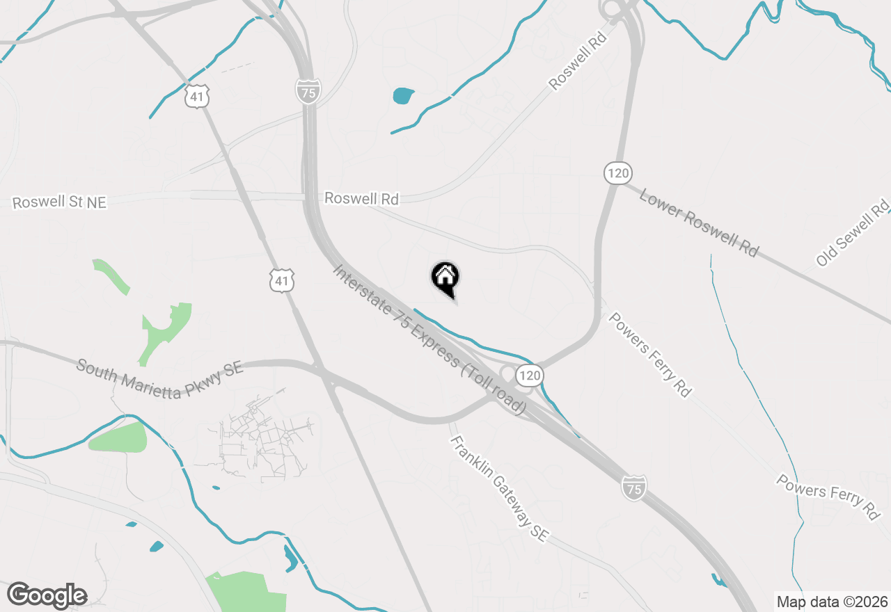 Map of 1486 Blanche Drive Se, Marietta, GA 30067