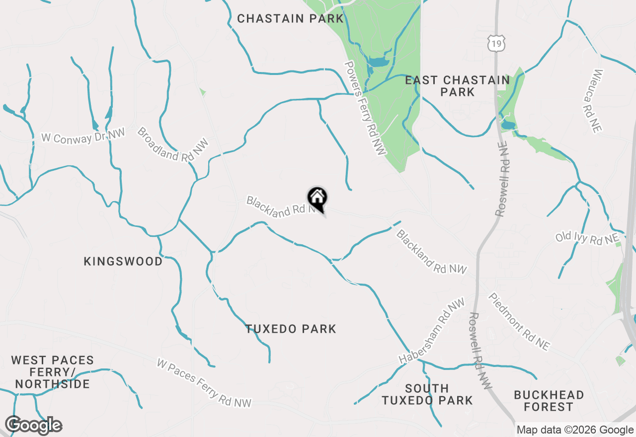 Map of 280 Blackland Road Nw, Atlanta, GA 30342