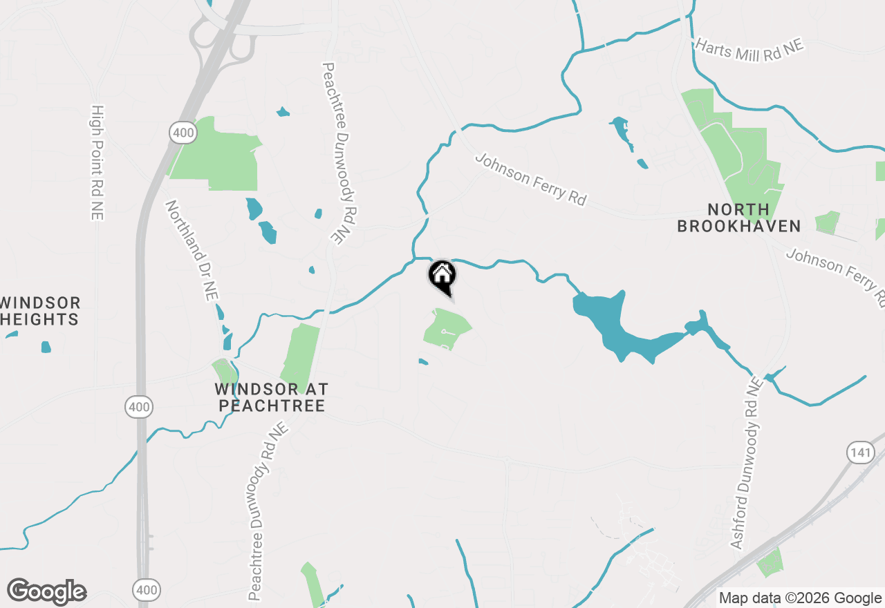 Map of 1106 Devine Circle Ne, Brookhaven, GA 30319