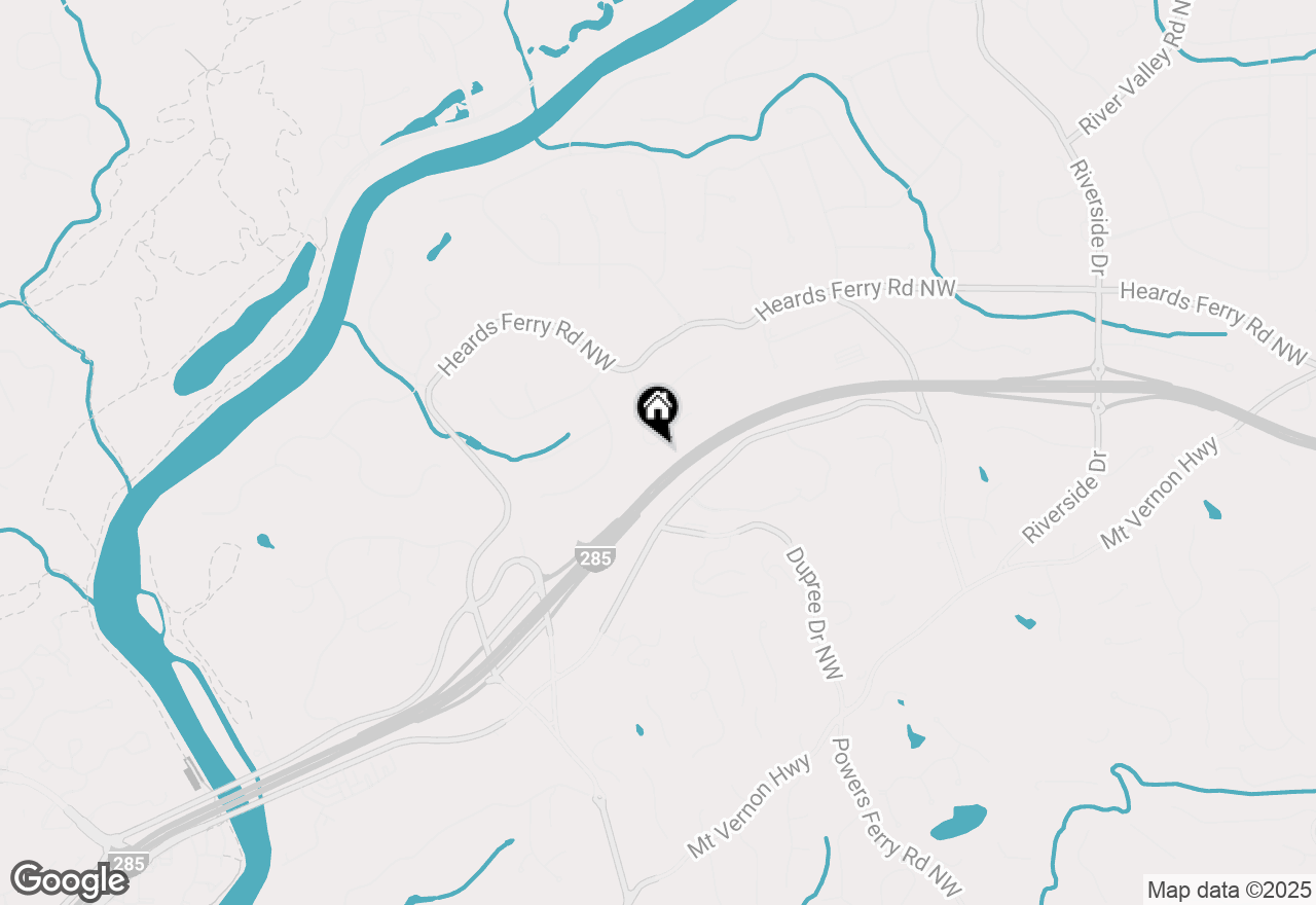 Map of 5790 Heards Forest Drive, Atlanta, GA 30328