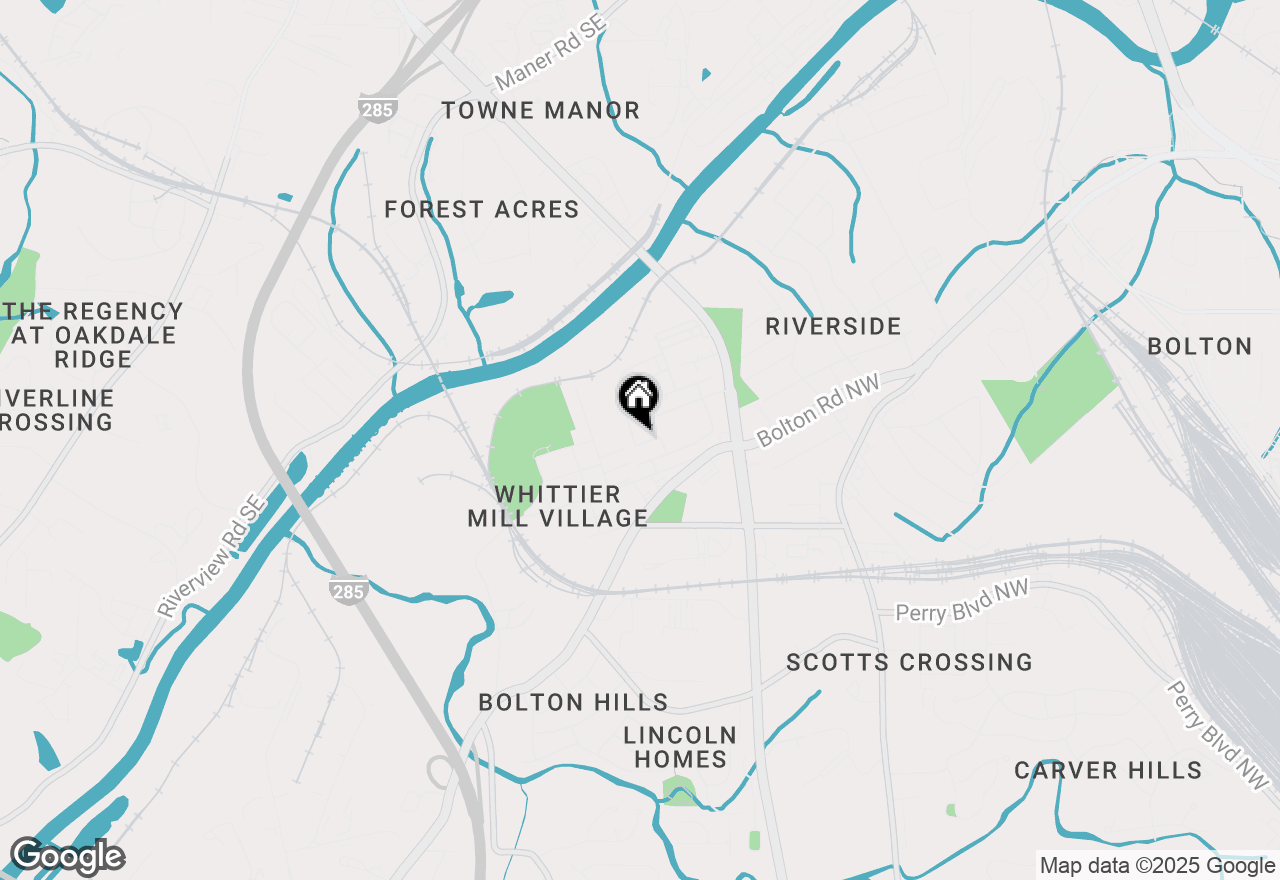 Map of 2075 Old Georgian Terrace Nw, Atlanta, GA 30318