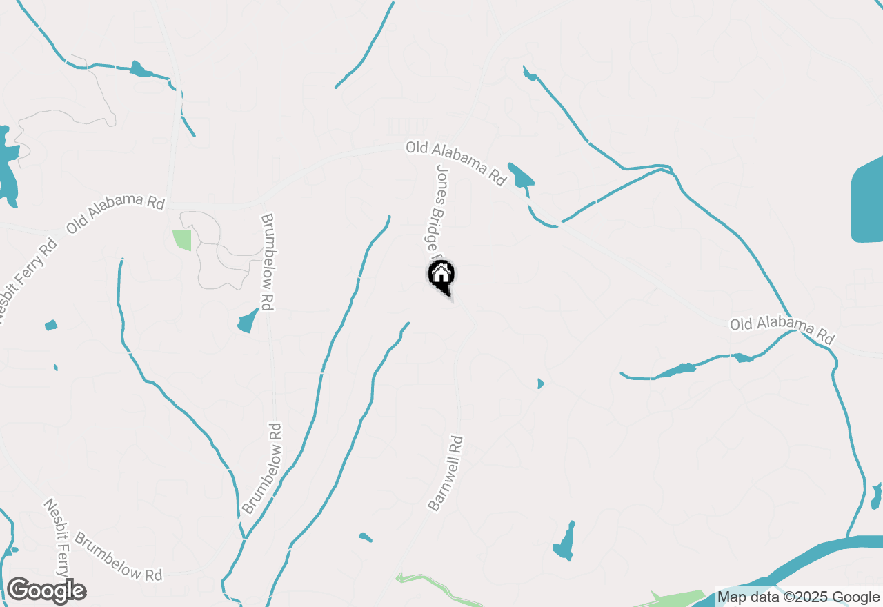 Map of 535 Oak Bridge Trail, Alpharetta, GA 30022