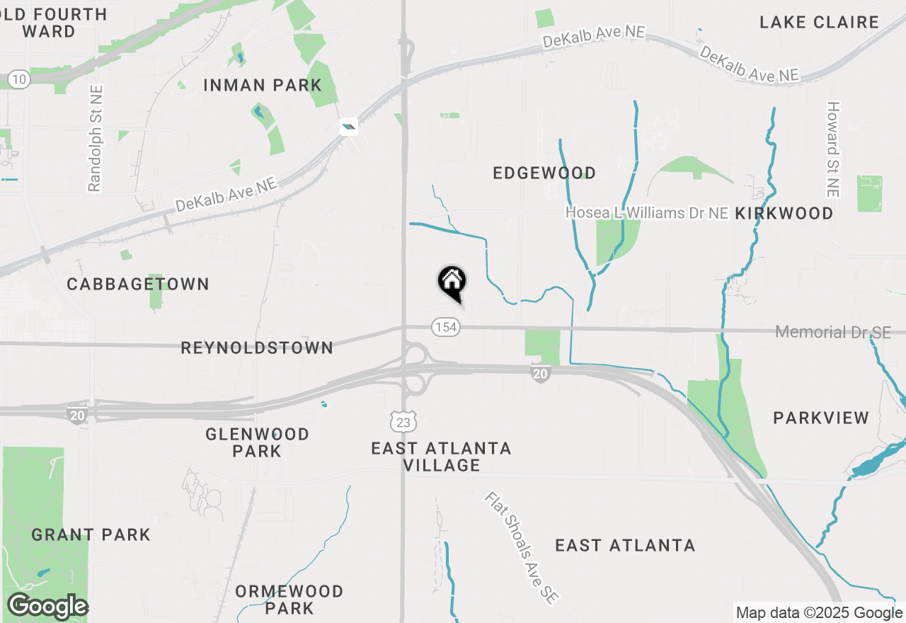 Map of 1257 Arkwright Place Se, Atlanta, GA 30317
