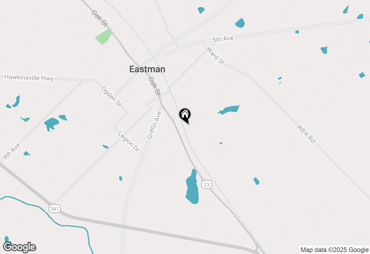 Map of 805 Main Street, Eastman, GA 31023