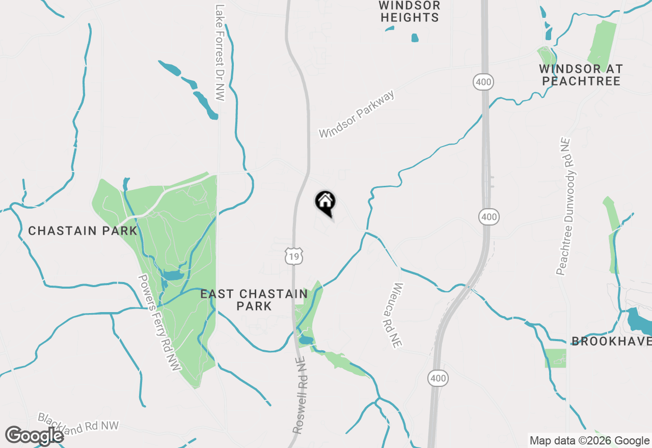 Map of 4620 Wieuca Road Ne #59, Atlanta, GA 30342
