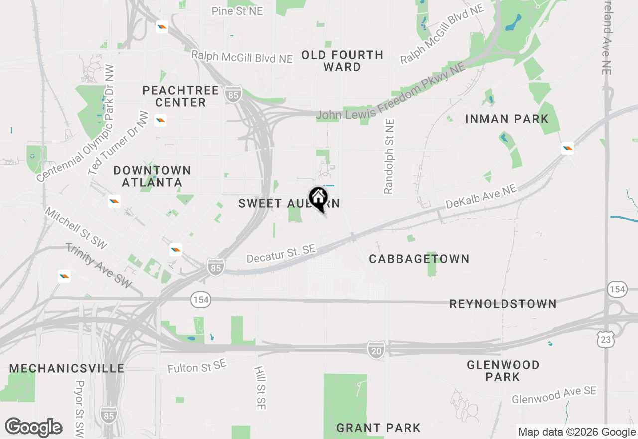 Map of 415 Gartrell Street Se #1, Atlanta, GA 30312