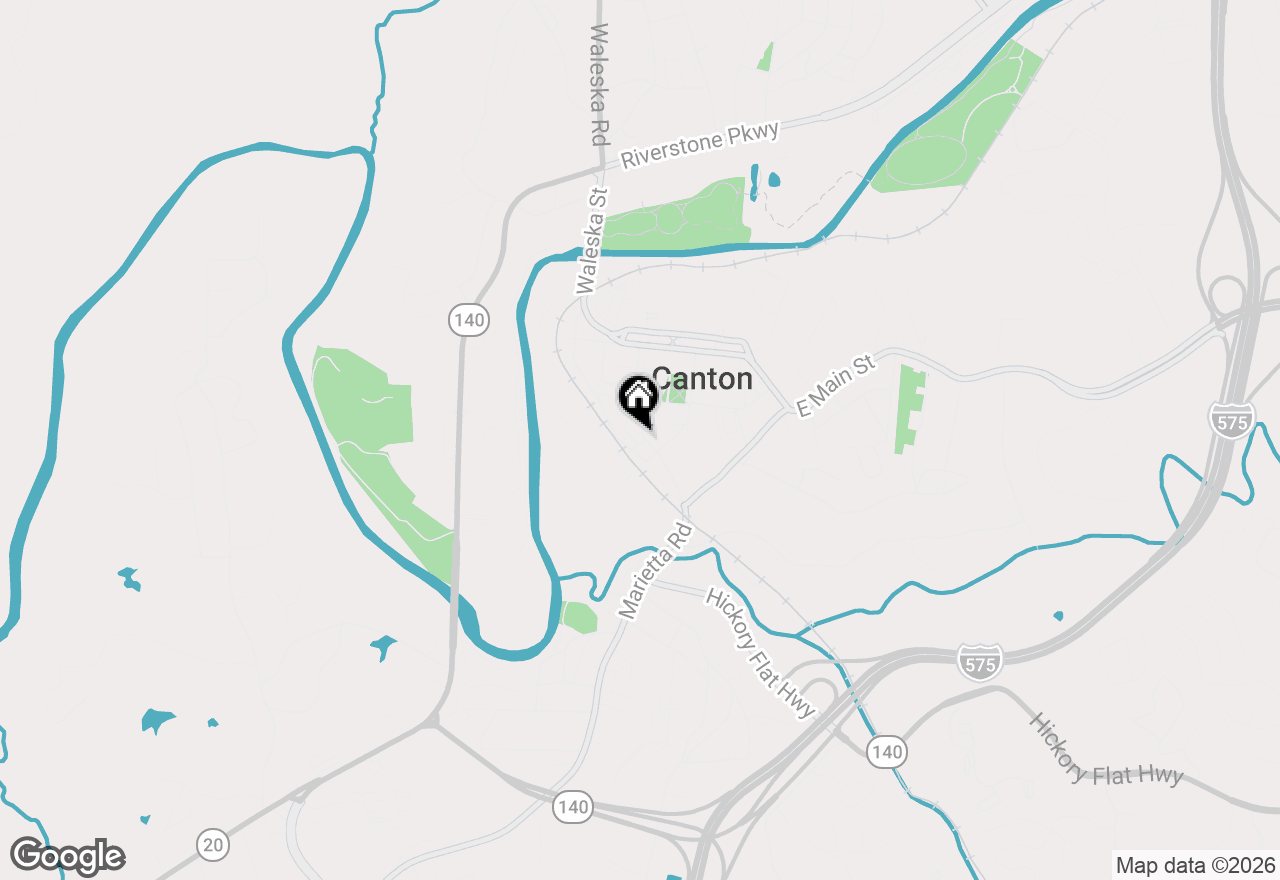 Map of 278 Academy Street, Canton, GA 30114