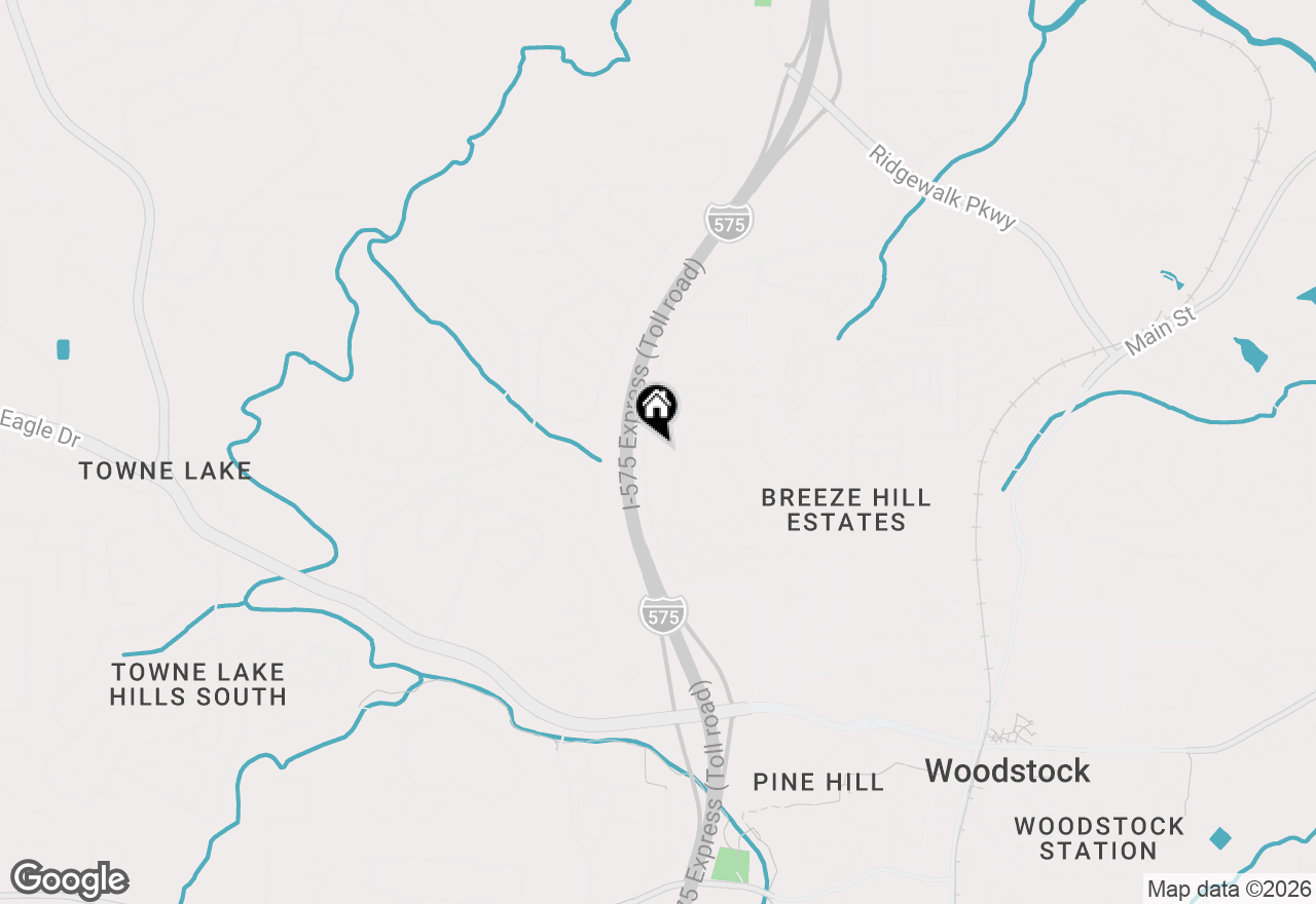 Map of 220 Mitchell Lane, Woodstock, GA 30188