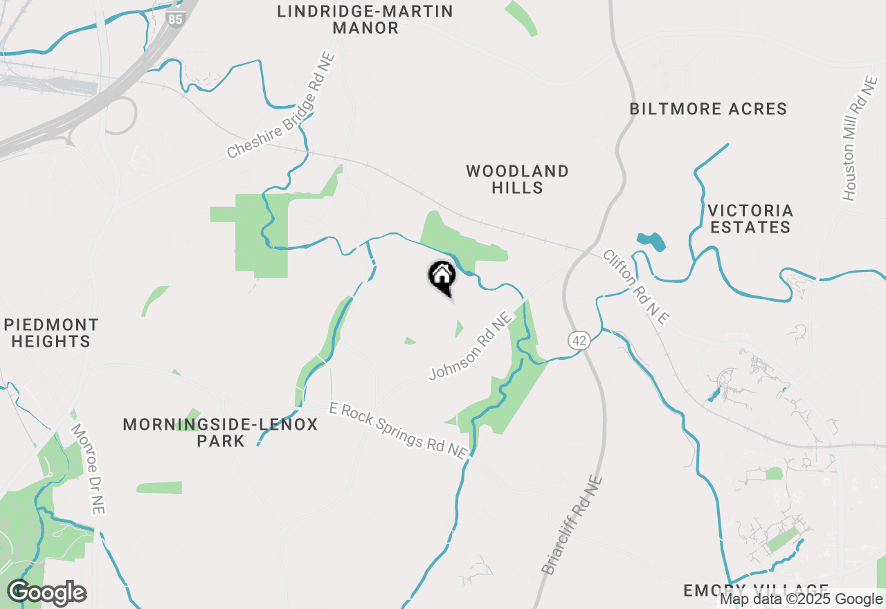 Map of 1772 Meadowdale Avenue Ne, Atlanta, GA 30306