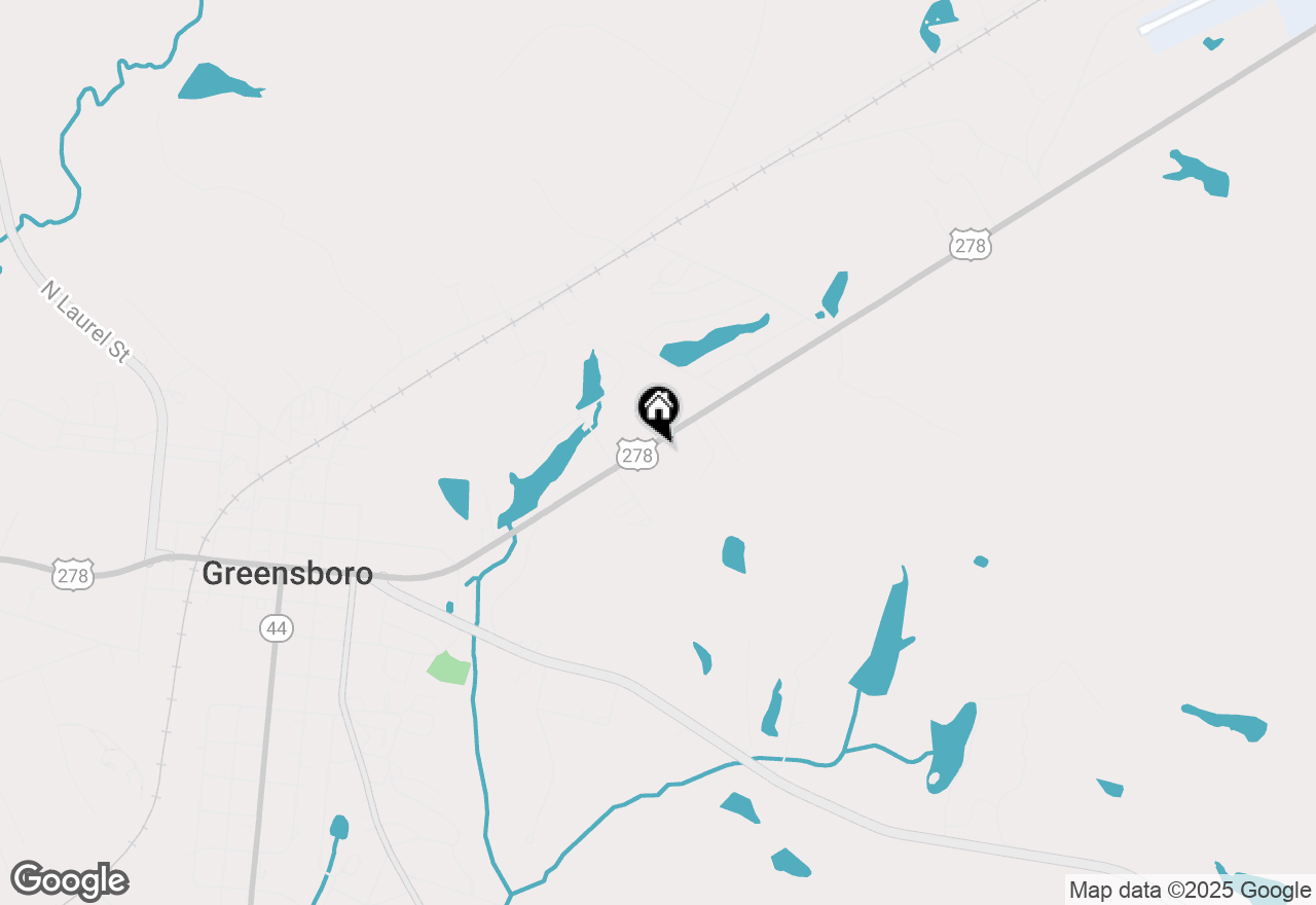 Map of 1531 E Broad Street, Greensboro, GA 30642