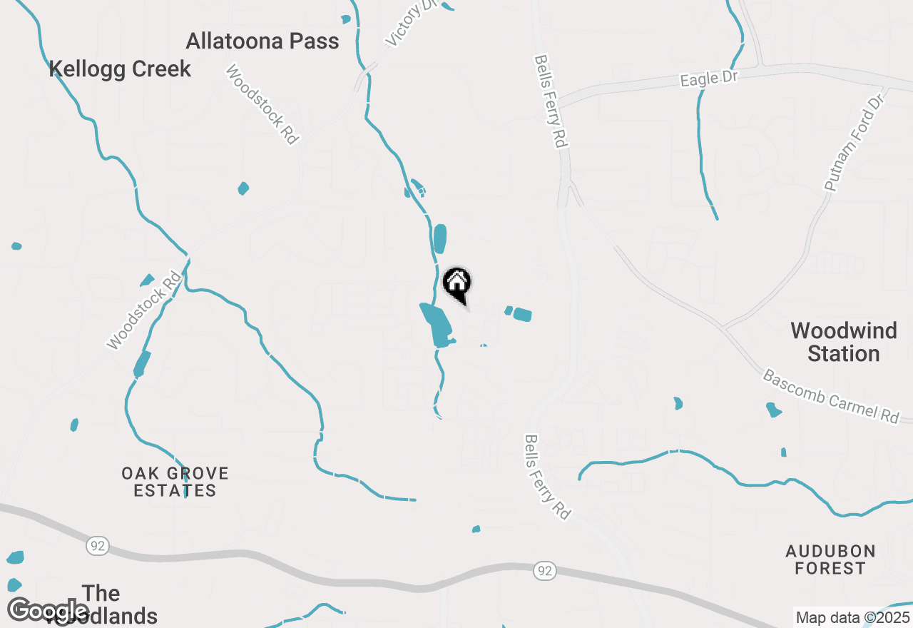 Map of 187 Jameson Drive, Acworth, GA 30102