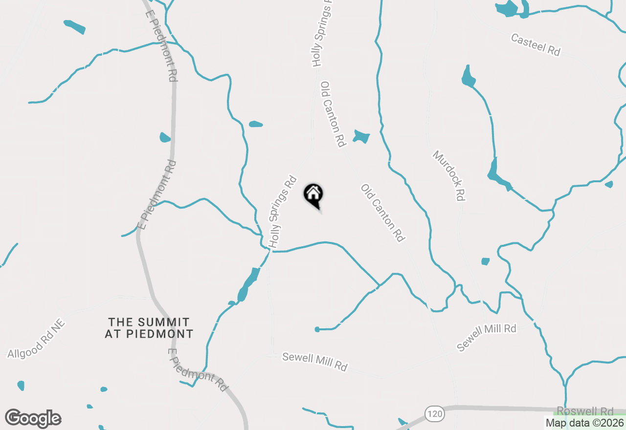 Map of 1743 Tabor Drive, Marietta, GA 30062