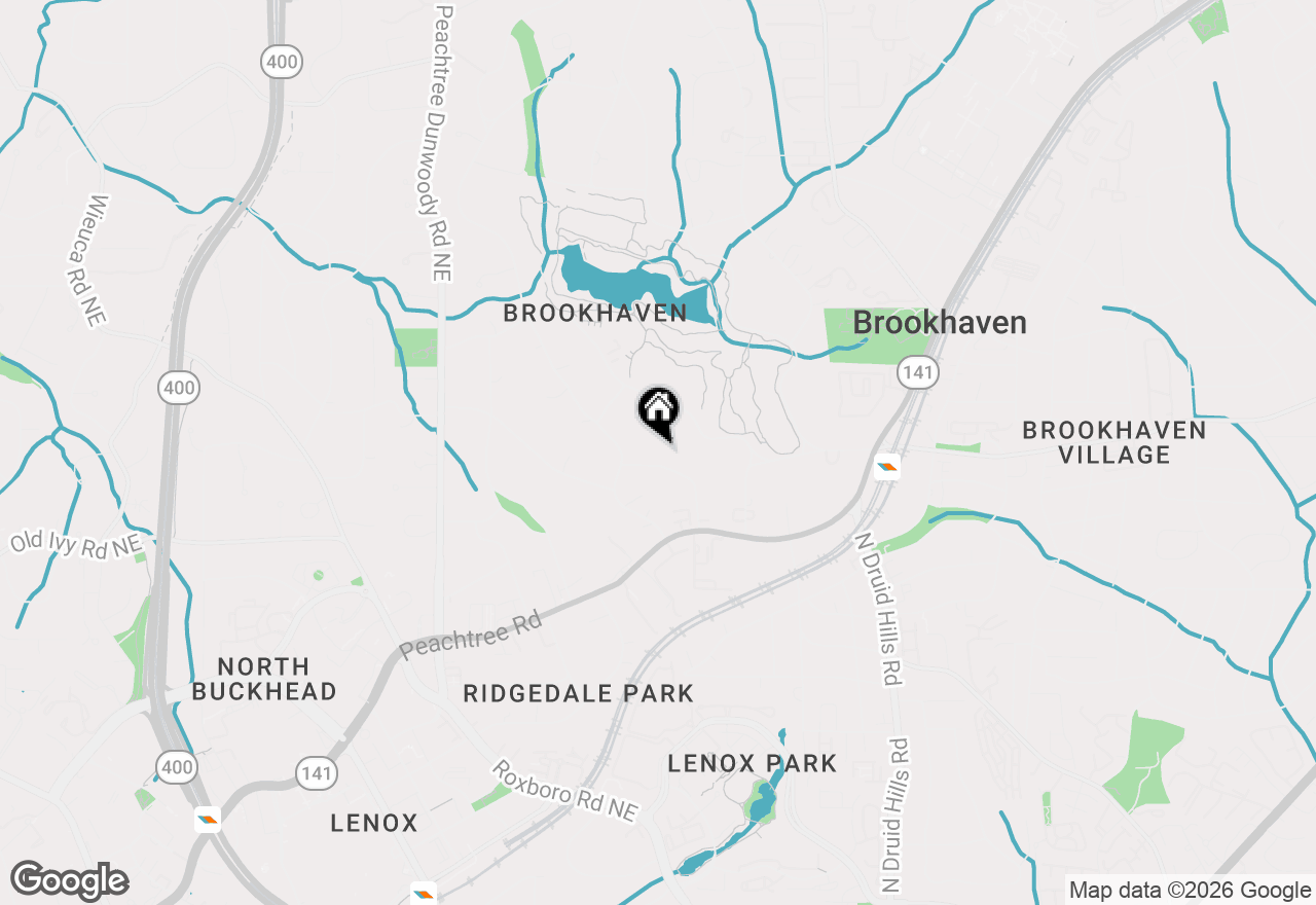 Map of 1188 Bellaire Drive Ne, Atlanta, GA 30319