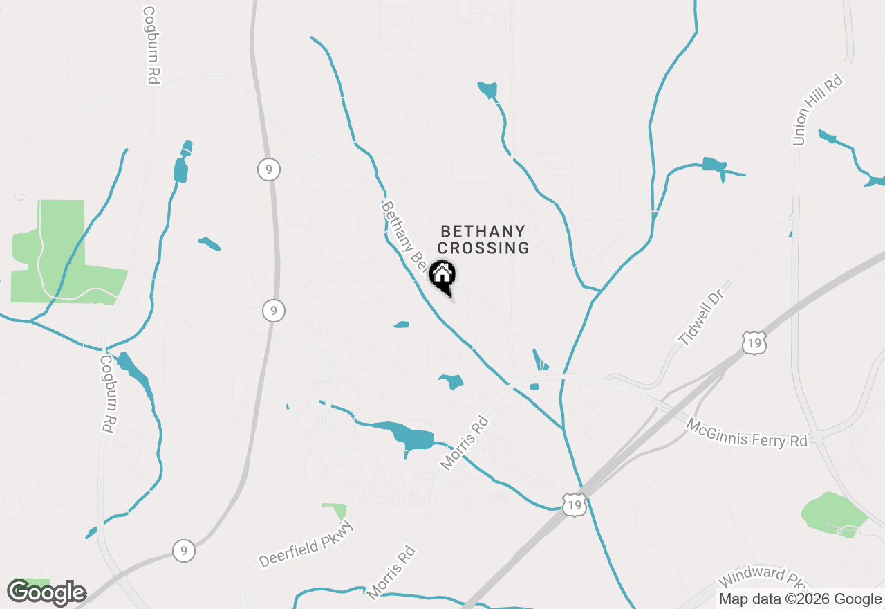 Map of 245 Galecrest Drive, Milton, GA 30004
