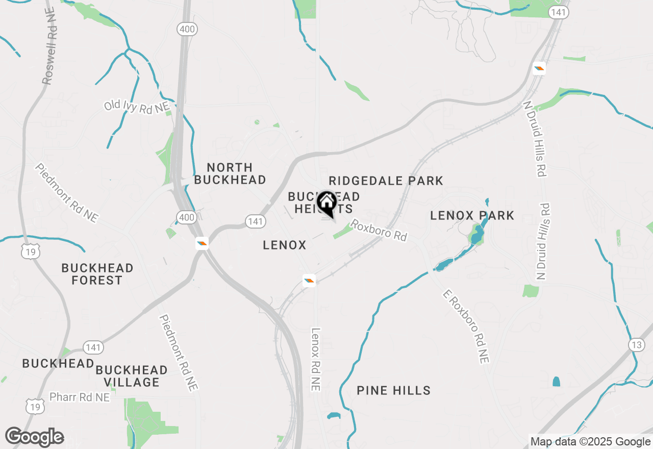 Map of 3481 Lakeside Drive #2207, Atlanta, GA 30326