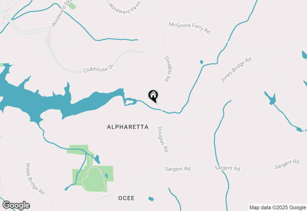 Map of 8500 Caney Creek Landing, Alpharetta, GA 30005