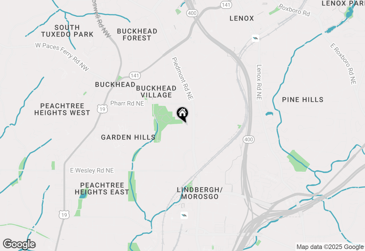 Map of 2908 N  Hills Drive Ne, Atlanta, GA 30305