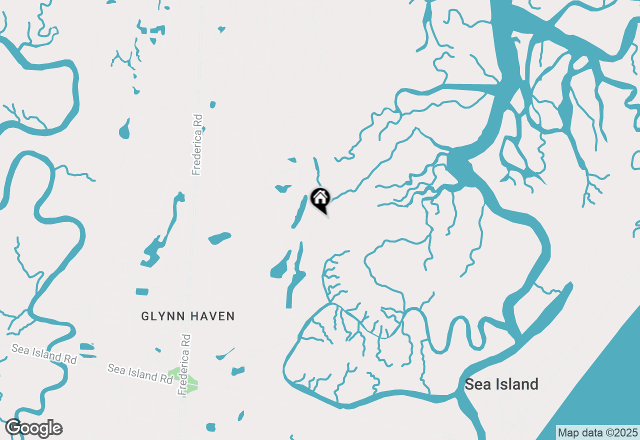 Map of 410 Palm Drive, St Simons Island, GA 31522