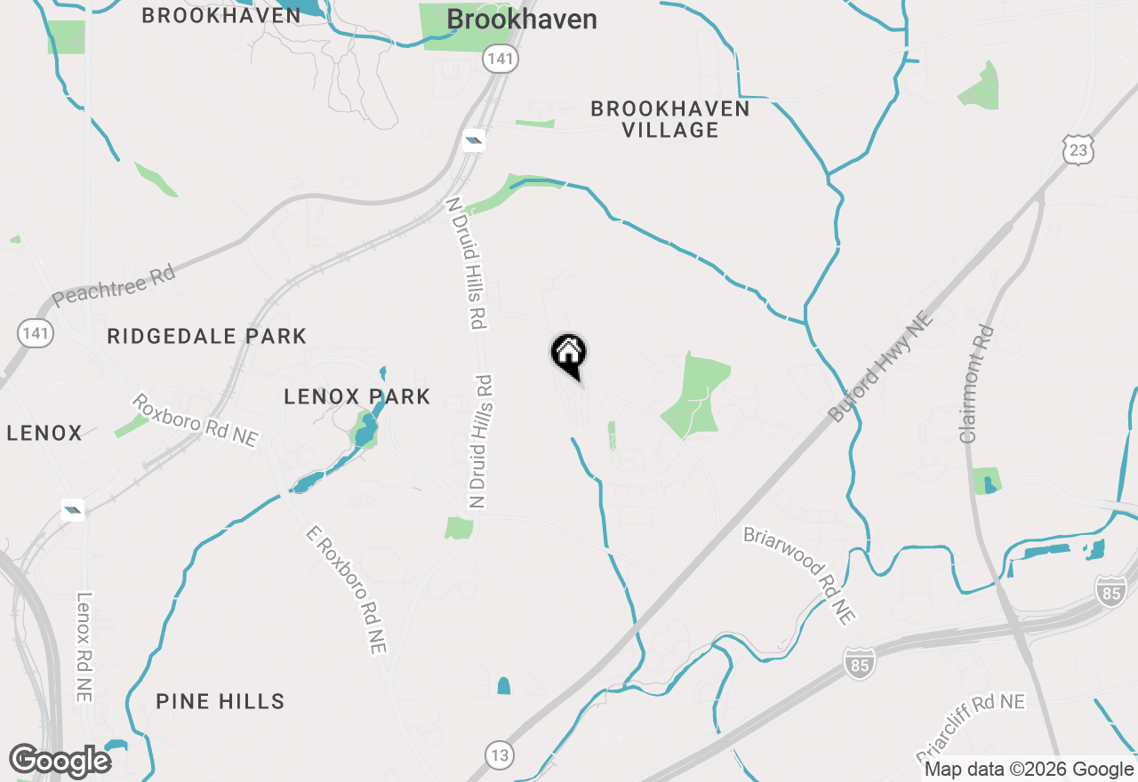 Map of 2159 Weldonberry Drive Ne #124, Atlanta, GA 30319