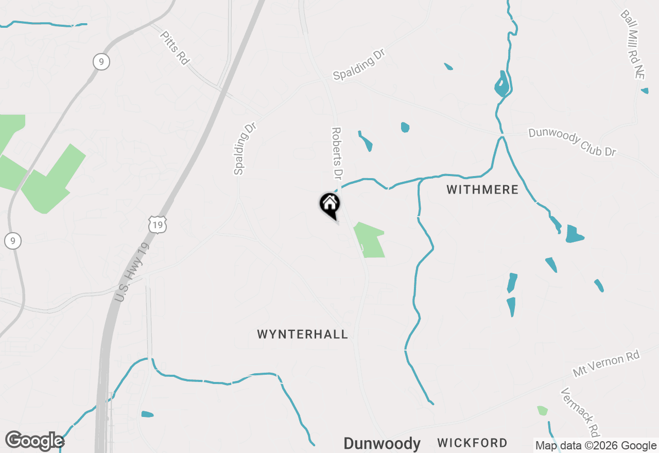Map of 1208 Dunbrooke Lane, Atlanta, GA 30338