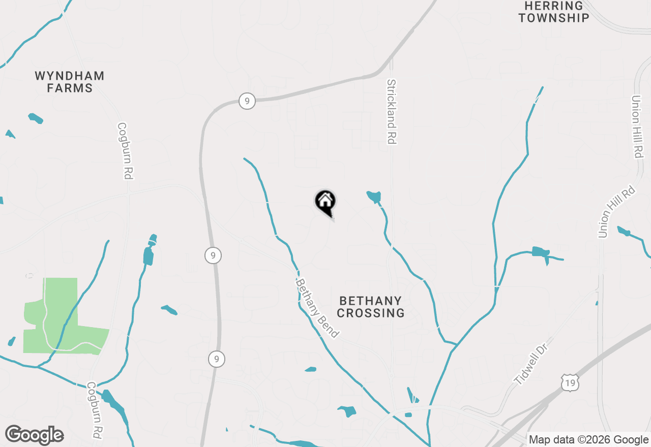 Map of 13760 Belleterre Drive, Milton, GA 30004