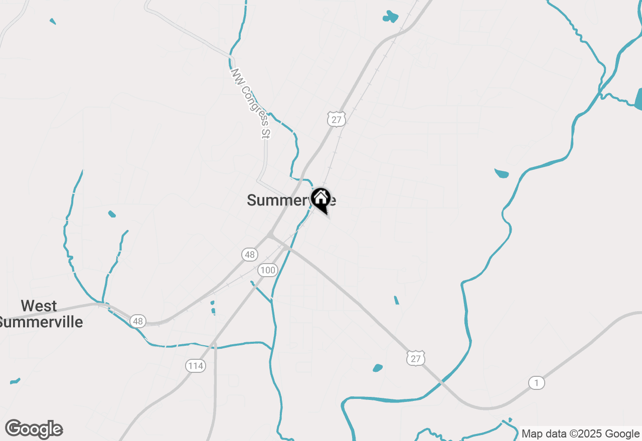 Map of 174 E Washington Street, Summerville, GA 30747