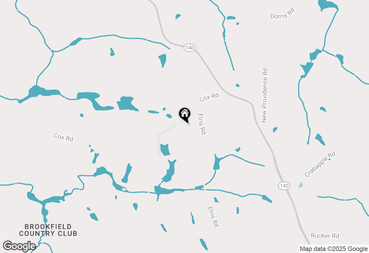 Map of 610 Woodstream Court, Roswell, GA 30075