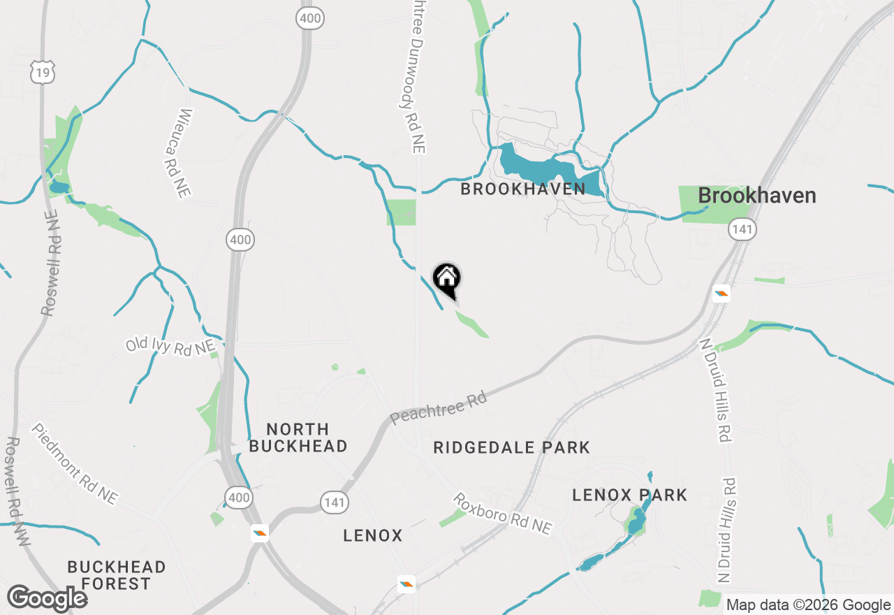 Map of 3814 Vermont Road Ne, Atlanta, GA 30319