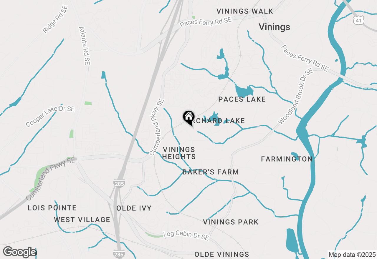 Map of 4175 Valley Trail Drive Se, Atlanta, GA 30339