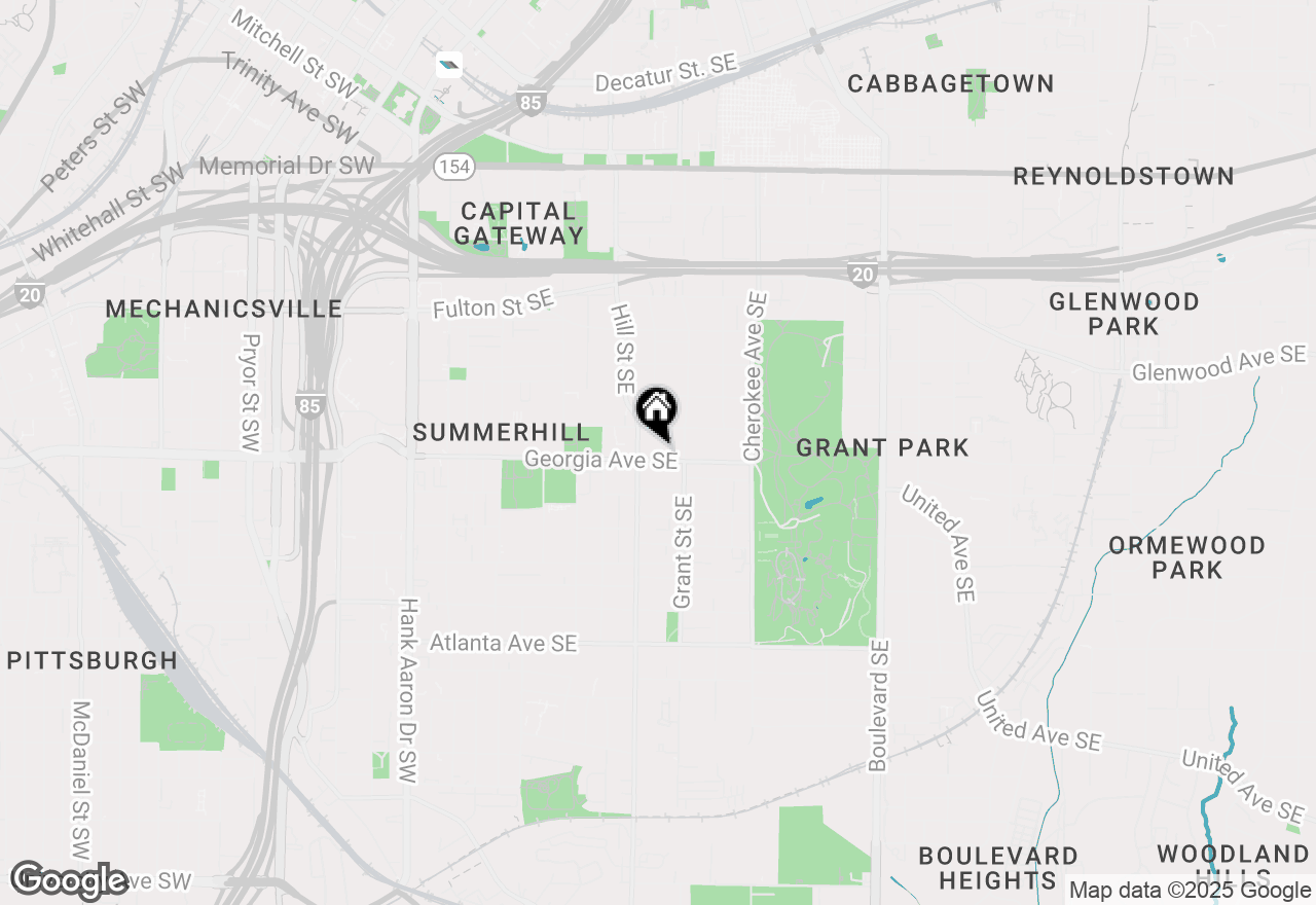 Map of 308 Georgia Avenue Se, Atlanta, GA 30312