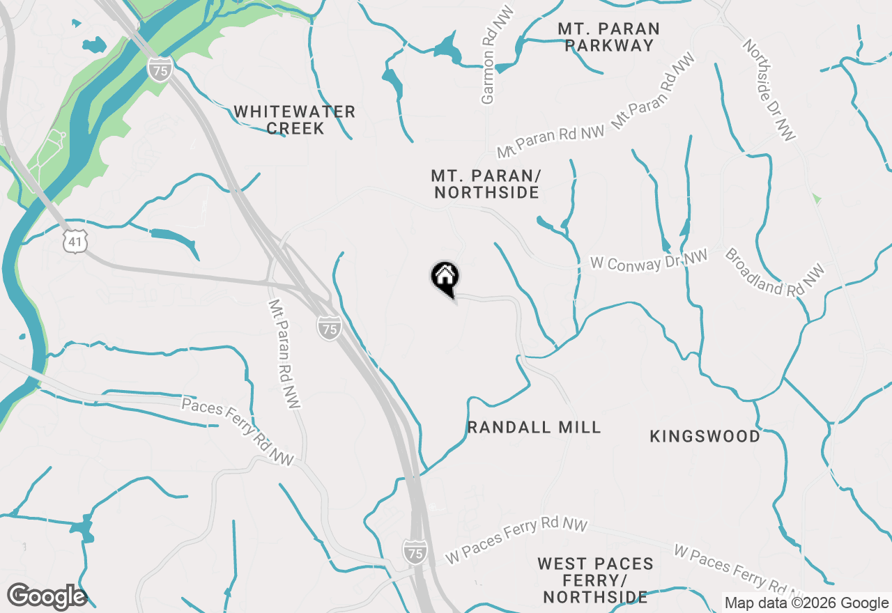 Map of 3990 Randall Mill Road Nw, Atlanta, GA 30327