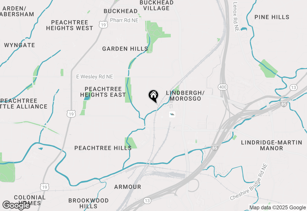 Map of 2565 Sharondale Drive Ne, Atlanta, GA 30305