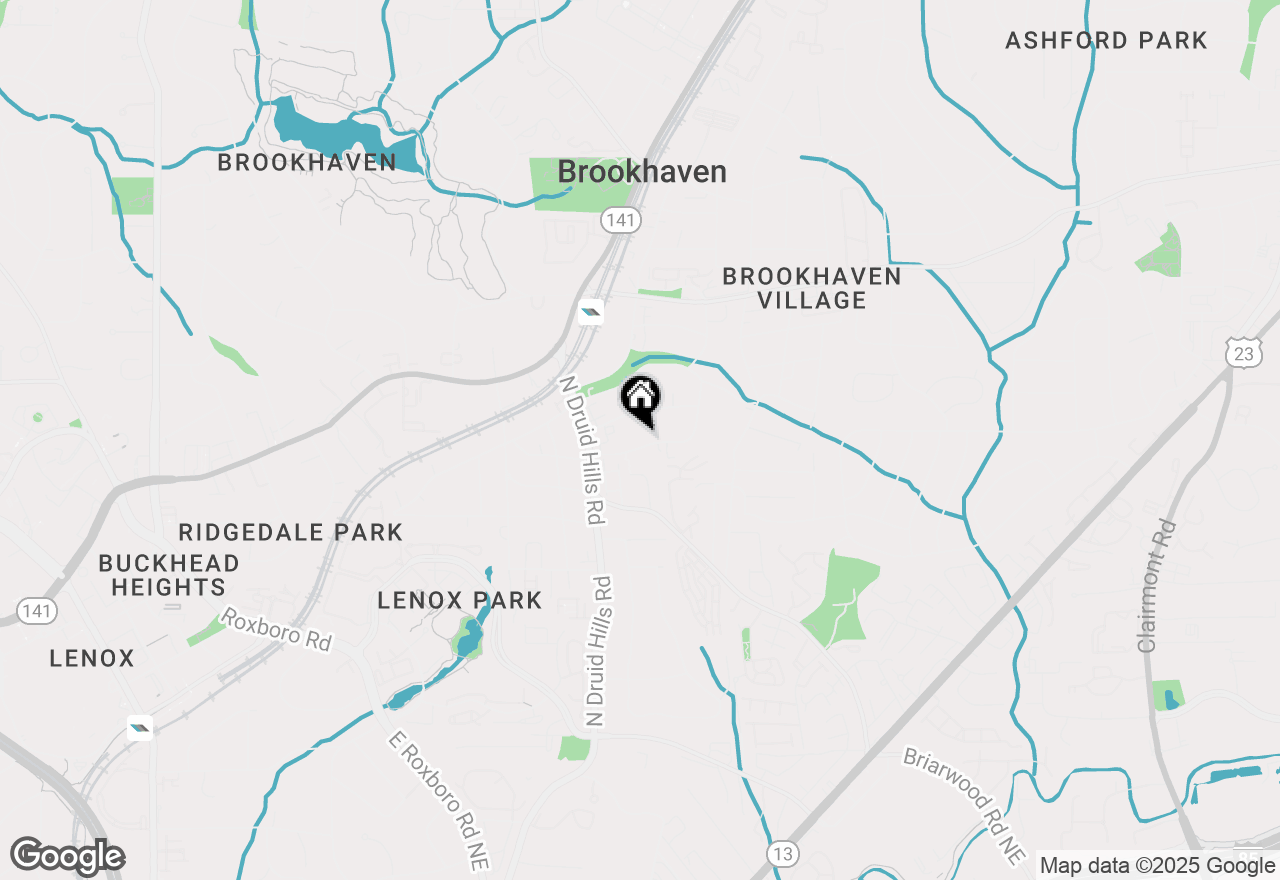 Map of 1487 Sylvan Circle Ne, Atlanta, GA 30319