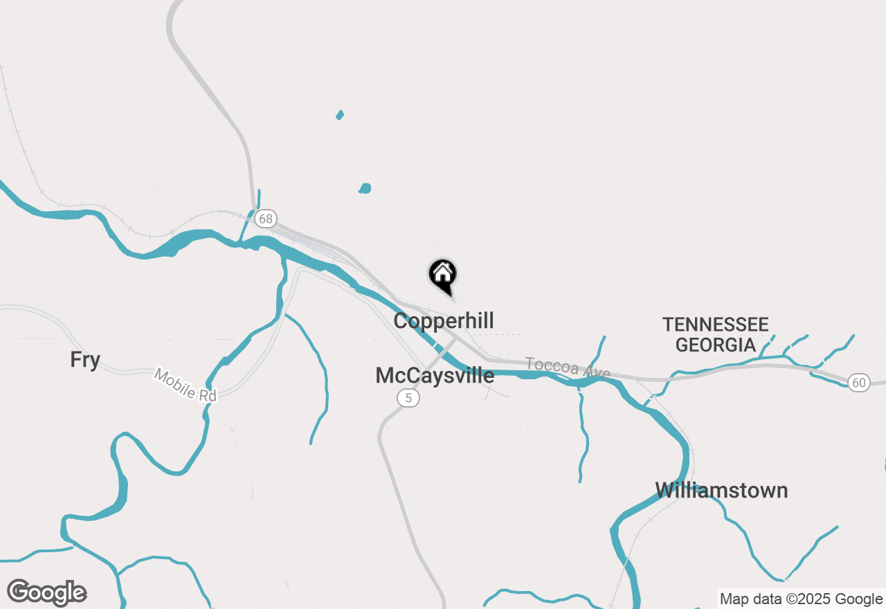 Map of 111 Highland Street, Copperhill, TN 37317