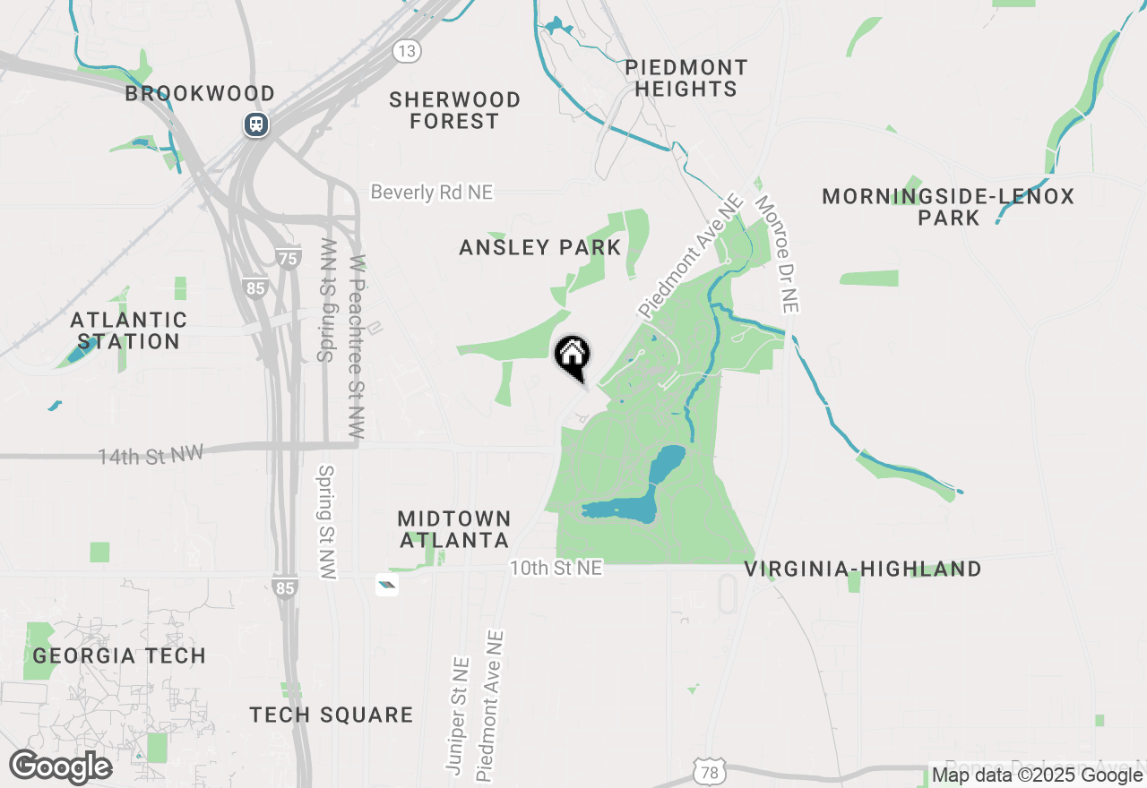 Map of 1230 Piedmont Avenue Ne #405, Atlanta, GA 30309