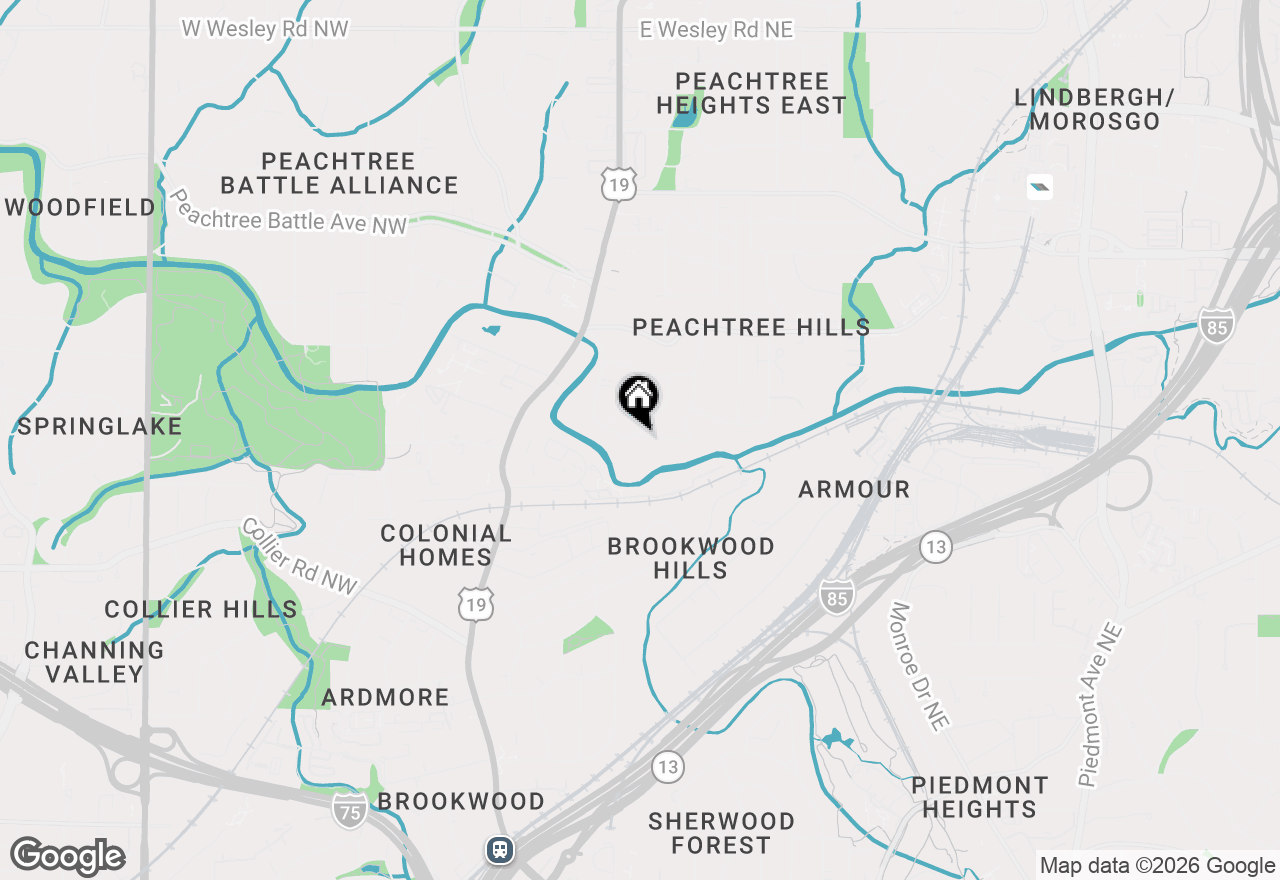 Map of 2111 Fairhaven Circle #TER LEVEL, Atlanta, GA 30305