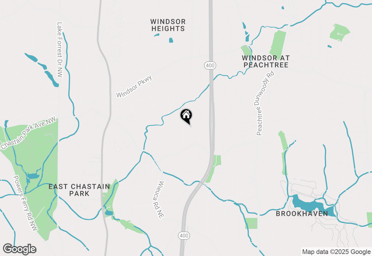 Map of 4431 Skyland Drive Ne, Atlanta, GA 30342