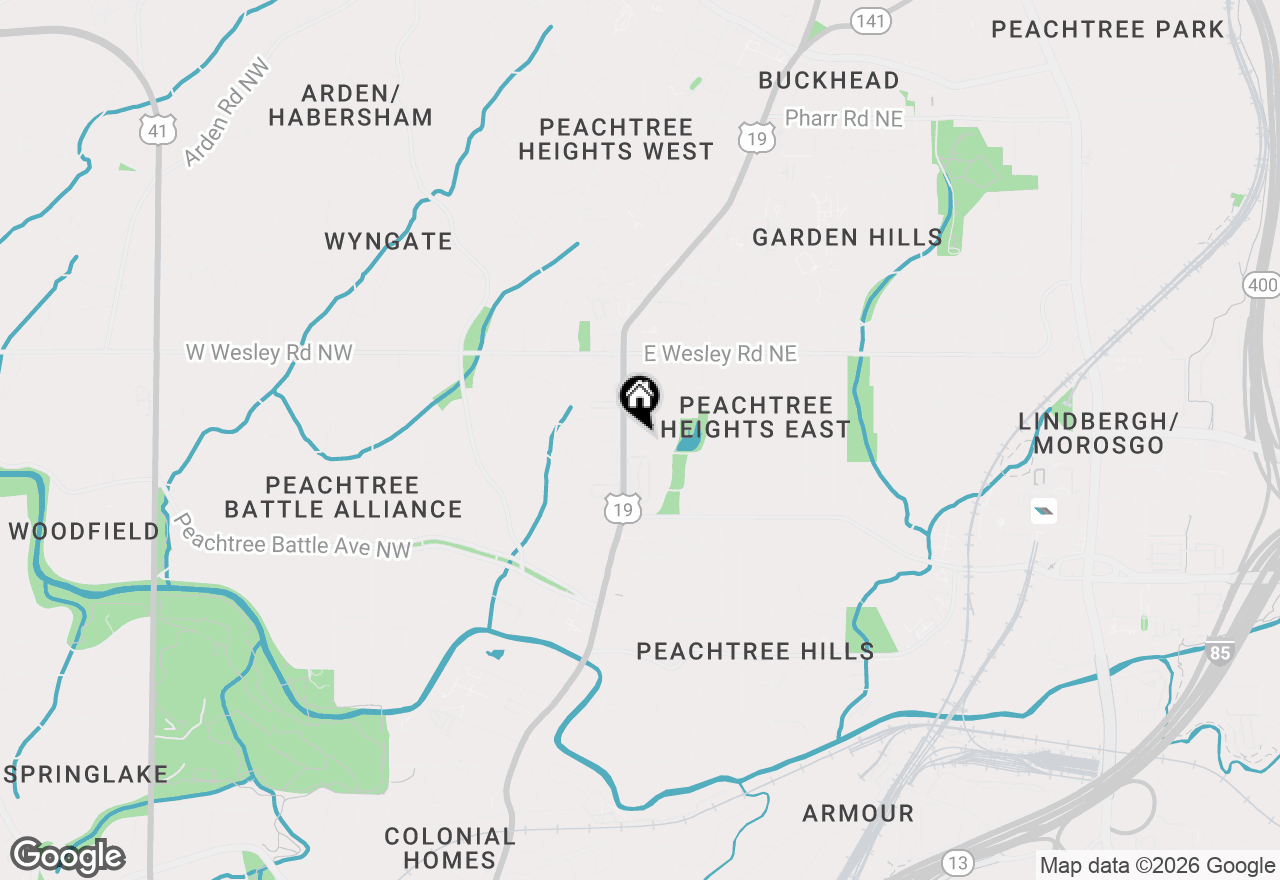 Map of 2575 Peachtree Road Ne #18C, Atlanta, GA 30305