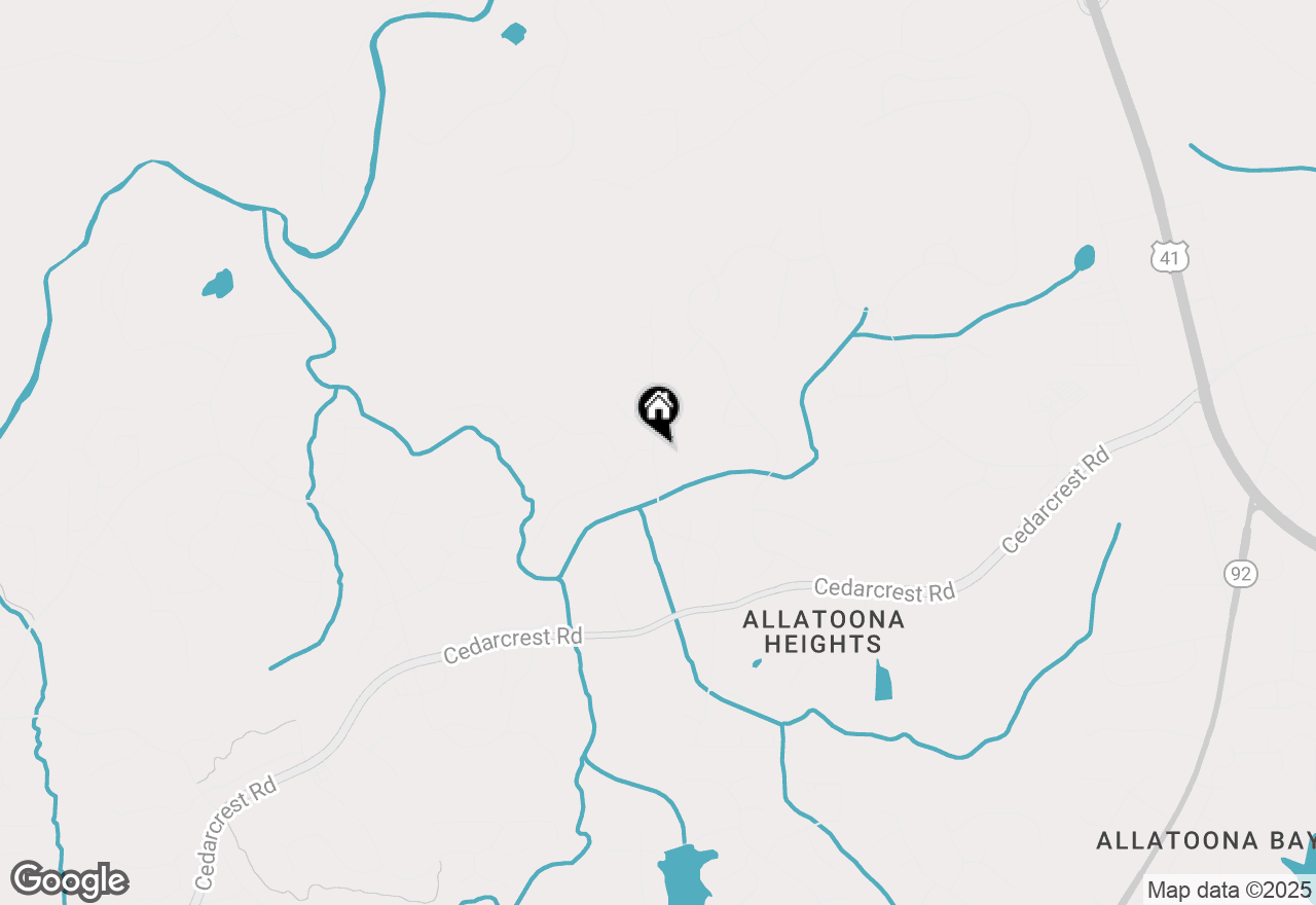 Map of 480 Highcrest Drive, Acworth, GA 30101