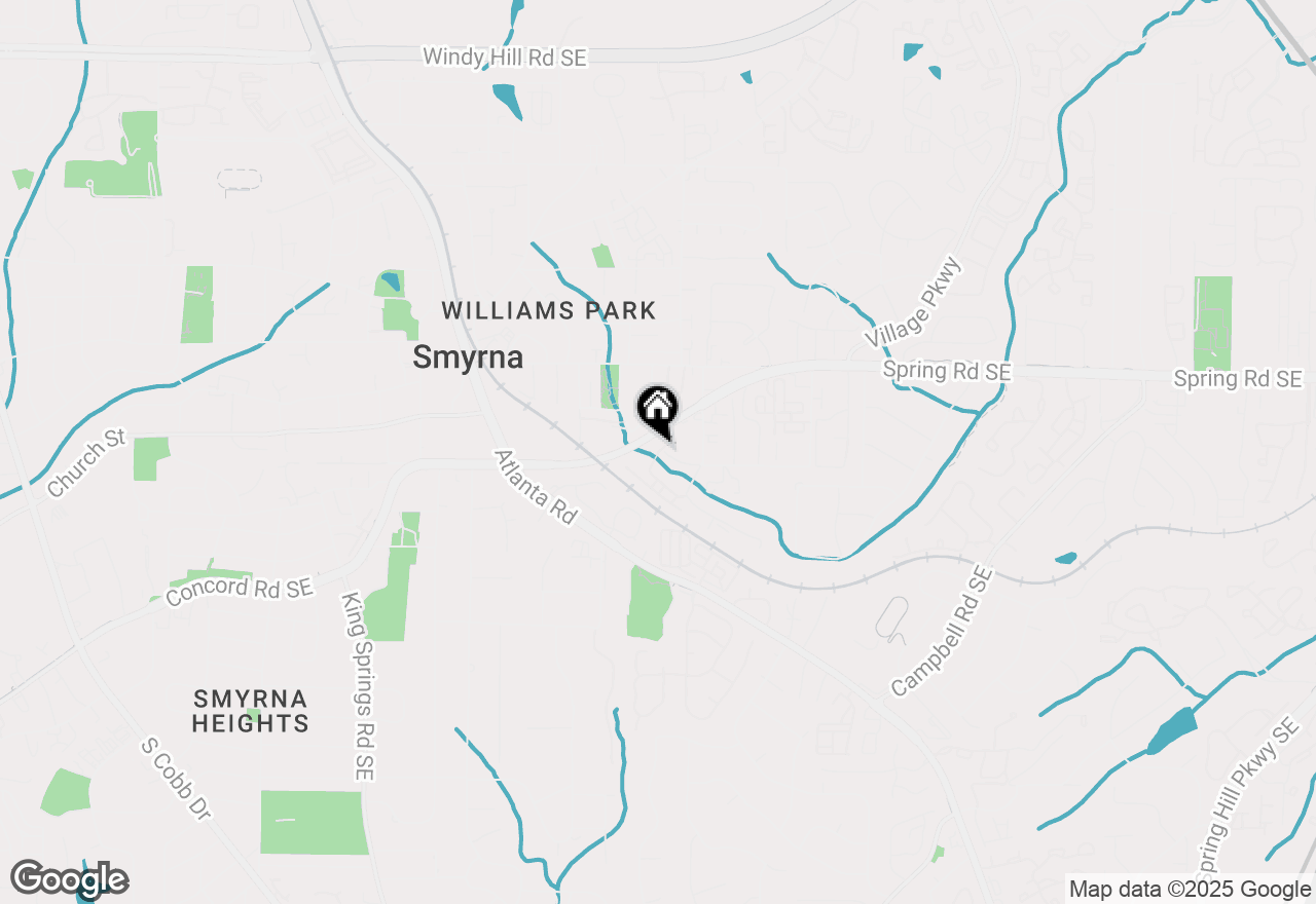 Map of 3412 Archerfield Way, Smyrna, GA 30080