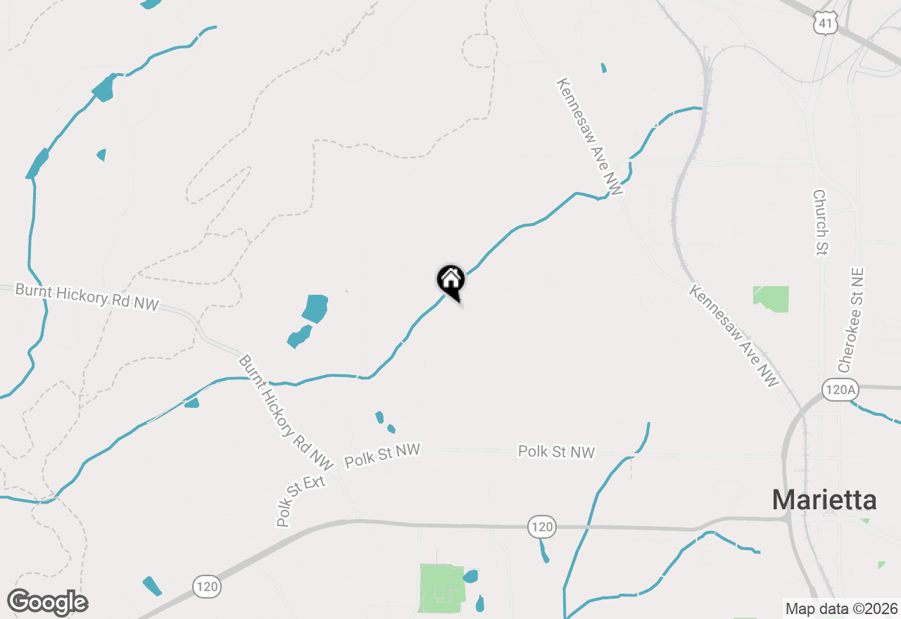 Map of 608 Keeler Woods Drive Nw, Marietta, GA 30064