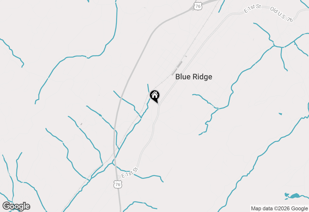 Map of 1281 E Main Street, Blue Ridge, GA 30513