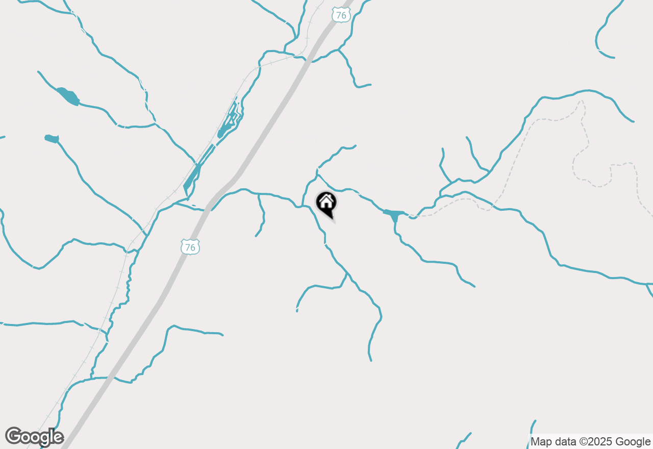 Map of 654 Laurel Creek Trail, Blue Ridge, GA 30513