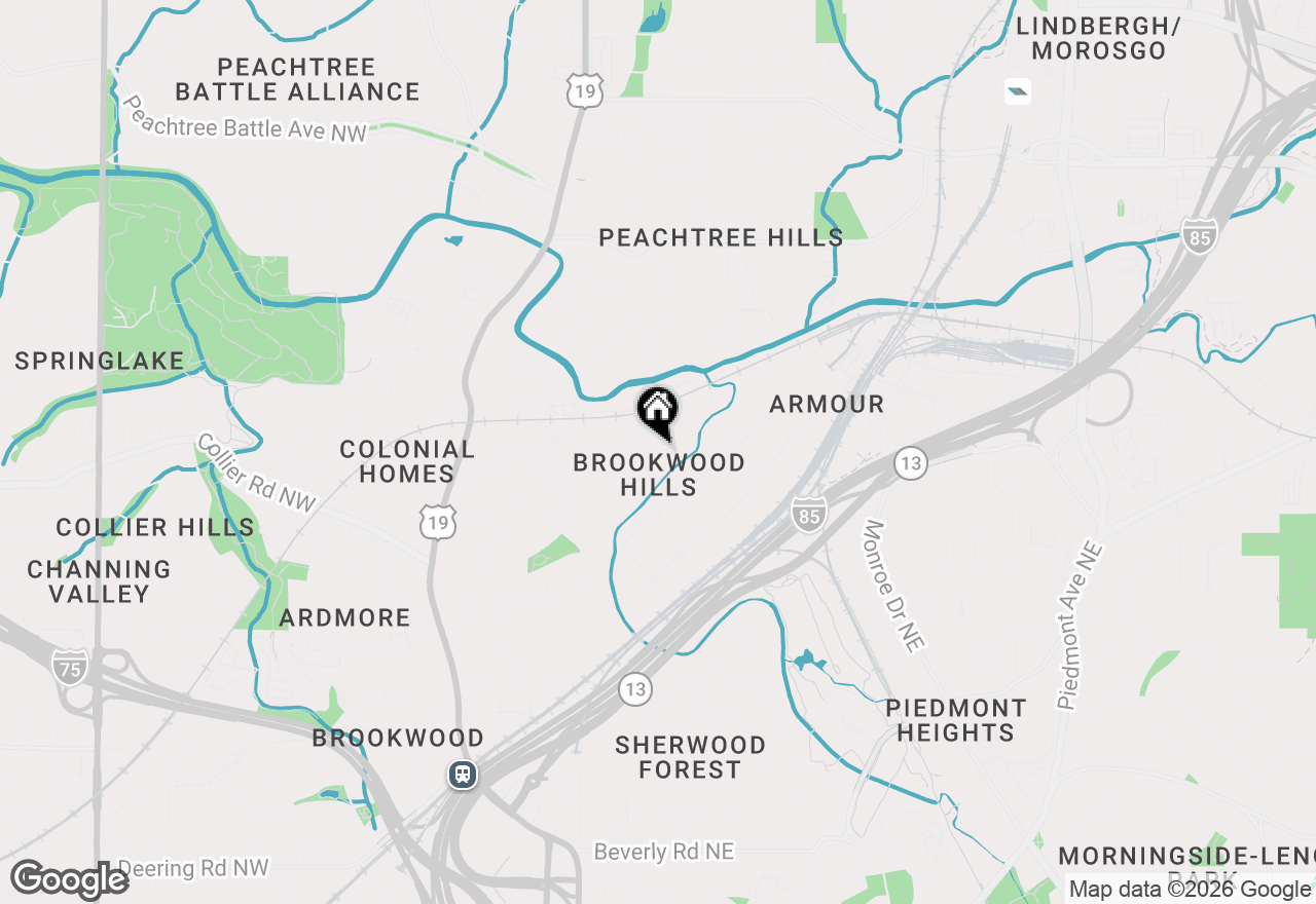 Map of 272 Camden Road Ne, Atlanta, GA 30309