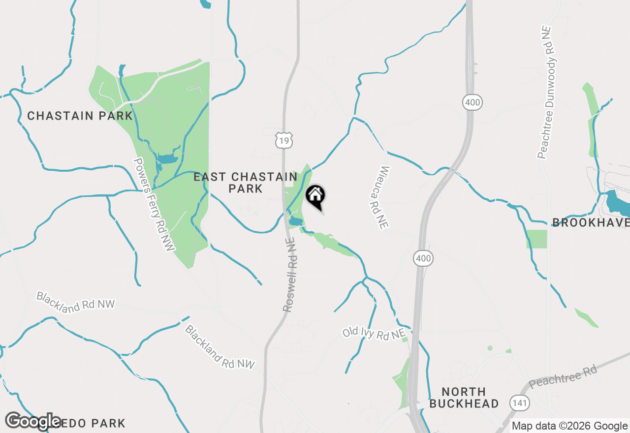Map of 284 Lakemoore Drive Ne #B, Atlanta, GA 30342