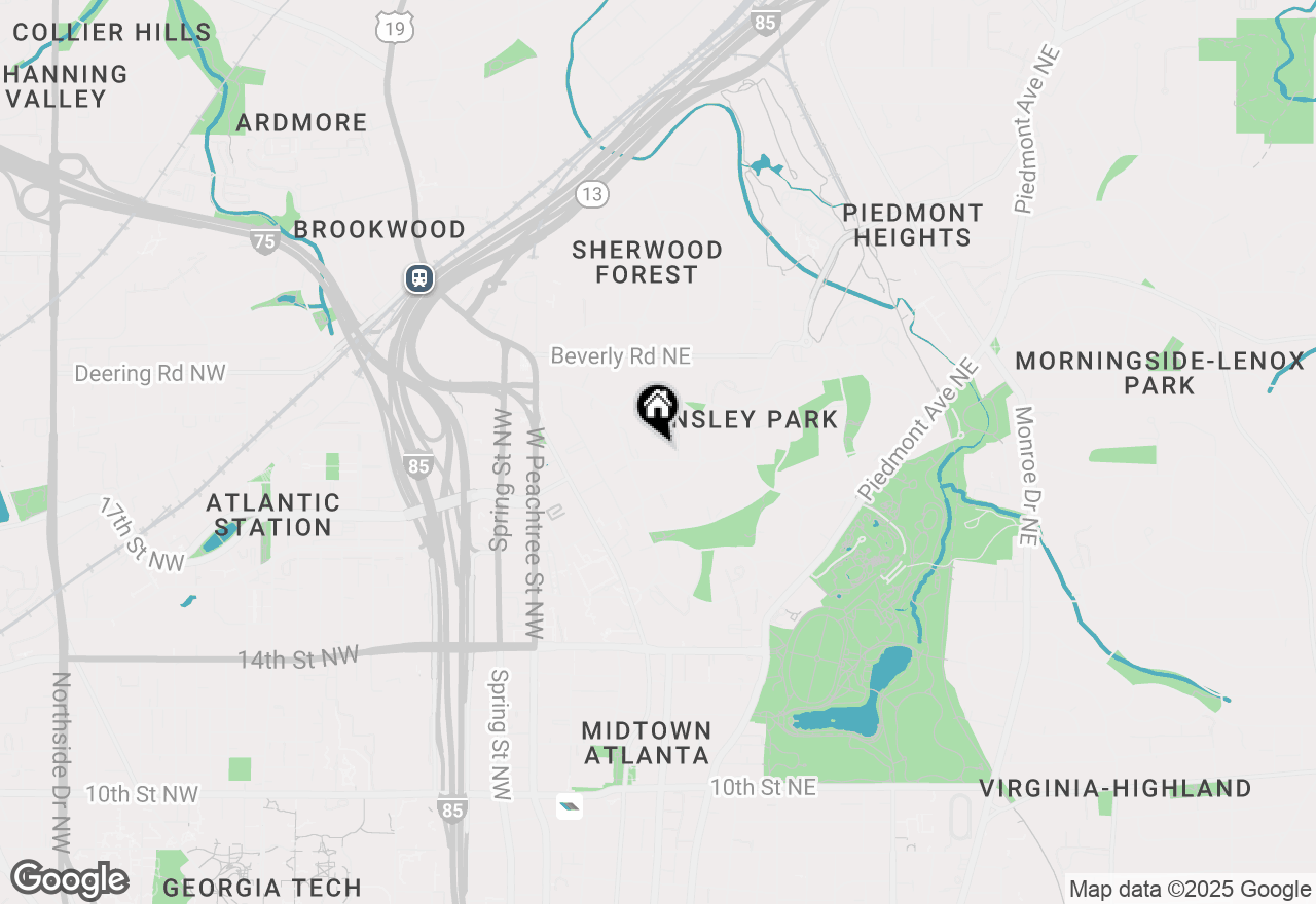 Map of 120 17th Street Ne, Atlanta, GA 30309