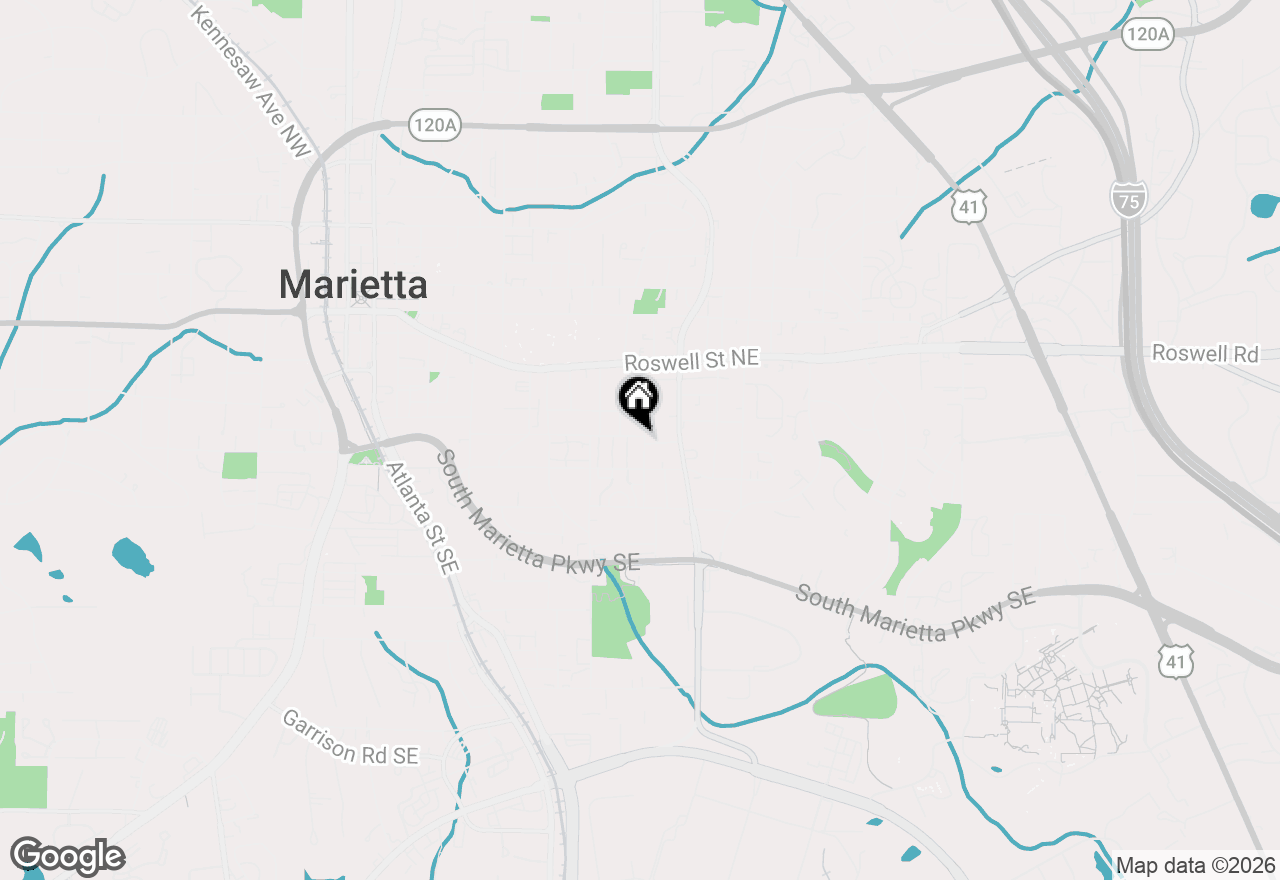 Map of 490 Waterman St, Marietta, GA 30060